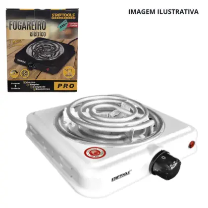 Fogareiro Eletrico 1 Boca 1000W 127V Ar0538