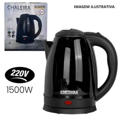 Chaleira Jarra Elétrica Inox 2L 1500W 220V Ar0932