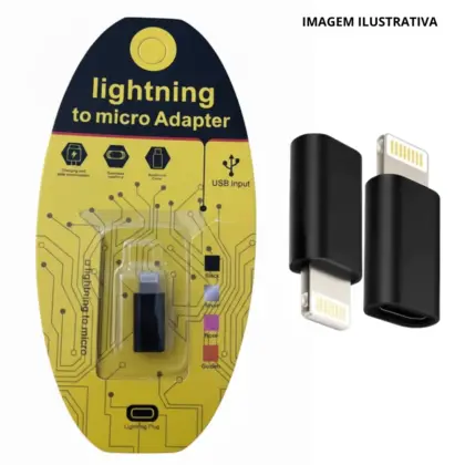 Adaptador V8 macho p/ IOS fêmea