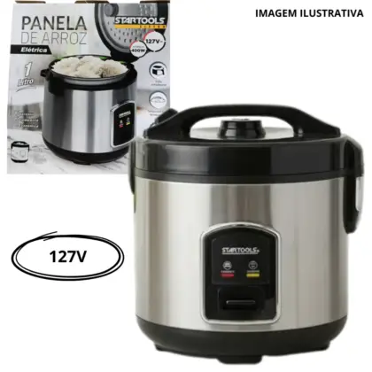 Panela De Arroz Eletrica De Inox 1L 127V Ar0979