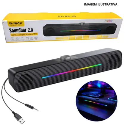 Caixa De Som Multimídia P/ PC E Tv BM-S215