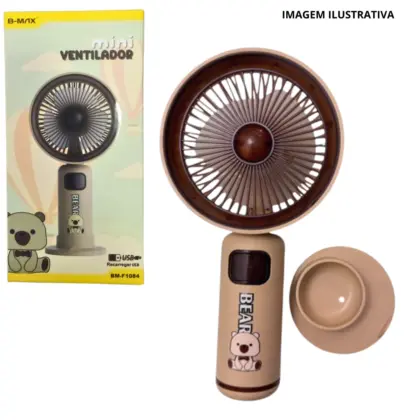 Mini ventilador Recarregável BM-F1084
