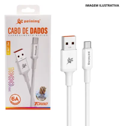 Cabo De Dados Turbo 1m 6a Usb/Tpc PEI-J26-3