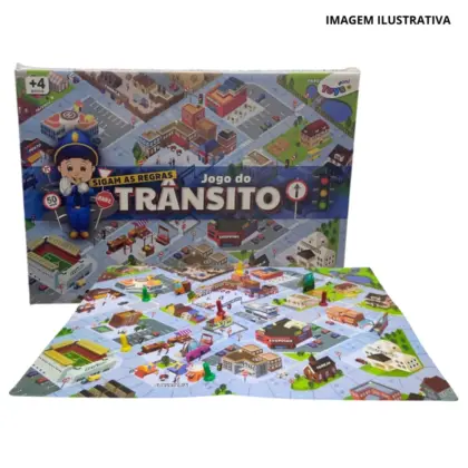 Tabuleiro Jogo De Transito 6496