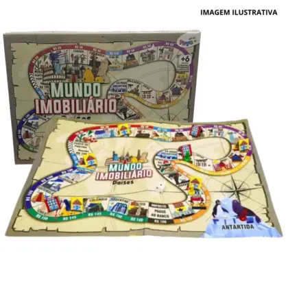 Tabuleiro Mundo Imobiliario Paises 6495