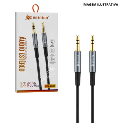 Cabo Adaptador De Áudio P2/P2 Pei-Au11