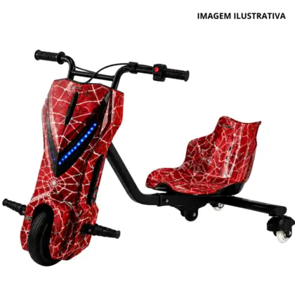 Triciclo Eletrico Display Led S/ Amortecedor Dft Ycd-01
