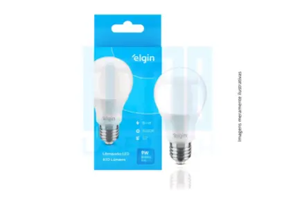 Lâmpada Led Branca Fria 9W Elgin Bled2F09Y1