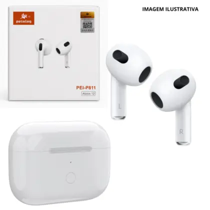 Fone de Ouvido Bluetooth Peining Aiplus 12 PEI-P811 com Microfone