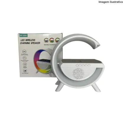 Caixa De Som G Com Led Carregador Por Induçao Bt-2301
