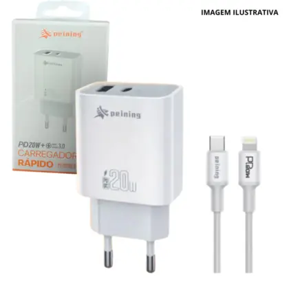 Carregador Rapido Tpc/Ios 20w Pei-Pd104-4