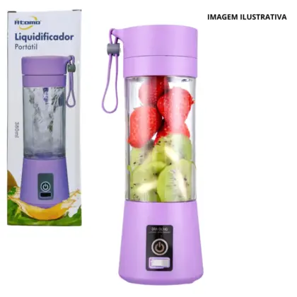 Mini Liquidificador Portatil 6 Laminas Mo-Hm-03 Gzj-001 Ff-J-017