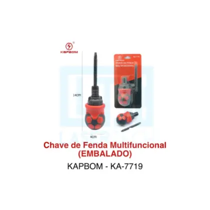 Chave De Fenda Multifuncional Ka-7719 Kapbom