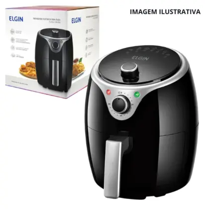 Fritadeira Eletrica Elgin Quick Fryer 3,5 Litros 127V Air Fryer