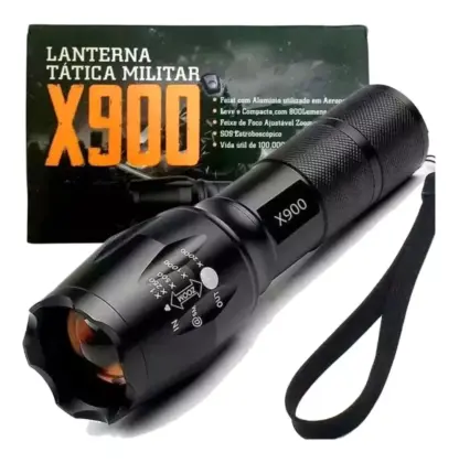 Lanterna Tática X900 Al-B9001 Dt-60