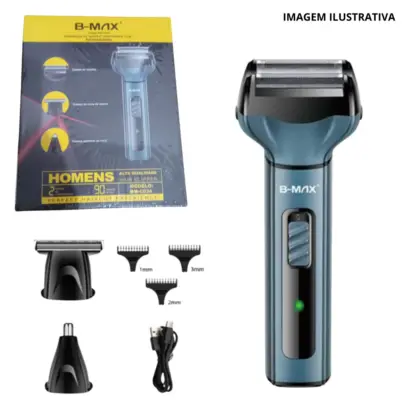 Aparador De Nariz E Contornos 3X1 Profissional Bm-C034 B-Max