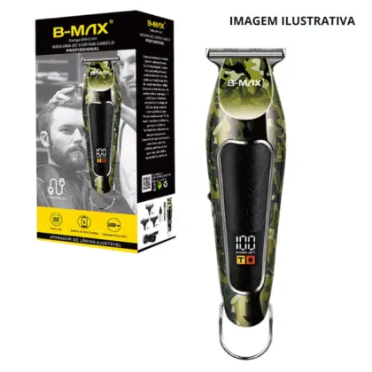 Maquina De Cortar Cabelo Profissional Bm-C020 B-Max