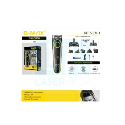 Kit De Limpeza 5X1 Profissional Bm-C036 B-Max