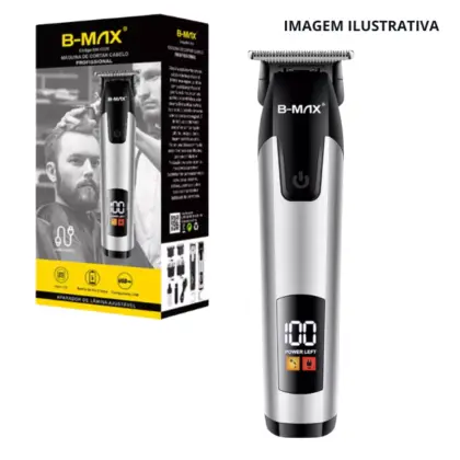 Máquina De Cortar Cabelo Profissional Bm-C026 B-Max