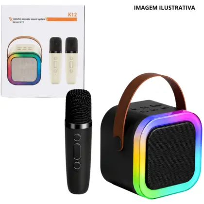 Caixa De Som Karaoke K12 Gp-120