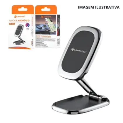 Suporte De Mesa P/ Celular Magnetico Pei-Ph12 Peining