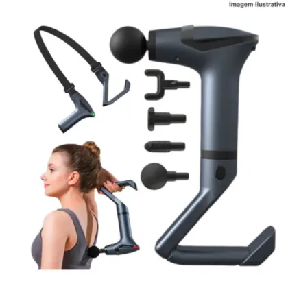 Massageador Muscular Portatil 3X1 Bm-F1022 B-Max