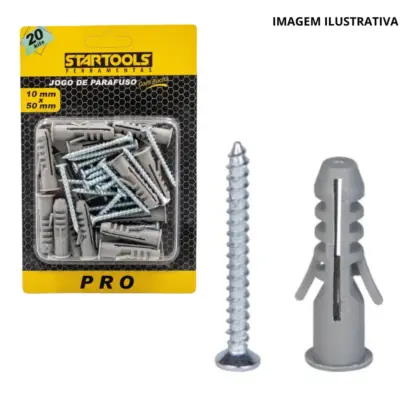 Jogo Parafuso C/ Bucha 10x50mm Ar0276 Sr0276