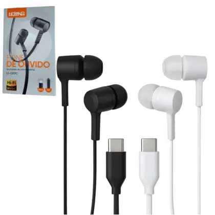 Fone Com Fio Tipo C Le-0201C