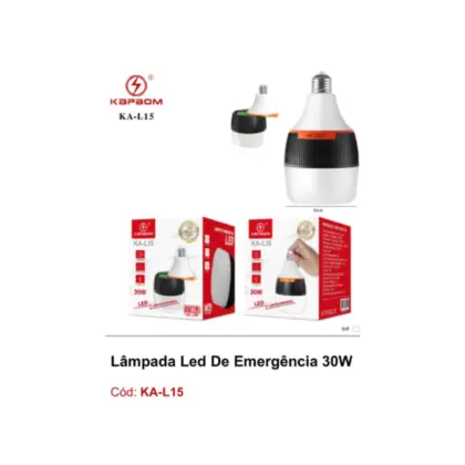 Lâmpada De Emergência Led 30W Ka-L15