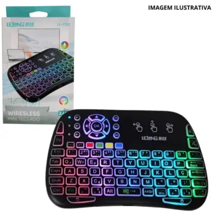 Mini Teclado Wireless Le-7703 Lelong