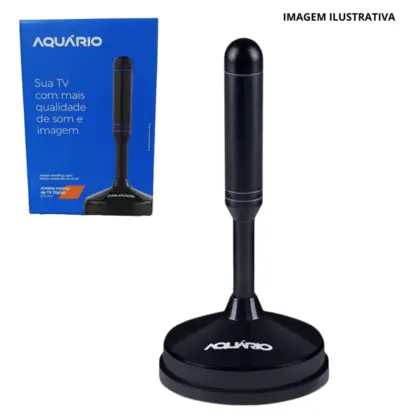 ANTENA INTERNA DIGITAL BASE EMBORRACHADA DTV-100