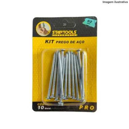 Kit Prego De Aço C/ 10 Pçs 2,8X65Mm Ar0687 Startools