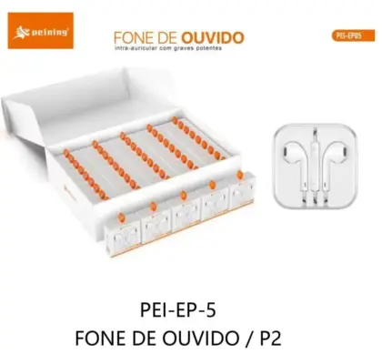 Fone De Ouvido P2 Pei-Ep05 Peining