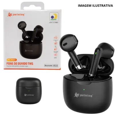Fone De Ouvido Tws S/ Borrachinha Pei-P9001 Peining