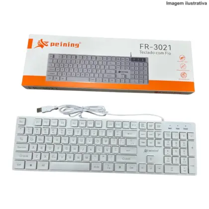 Teclado C/ Fio Fr-3021 Peining