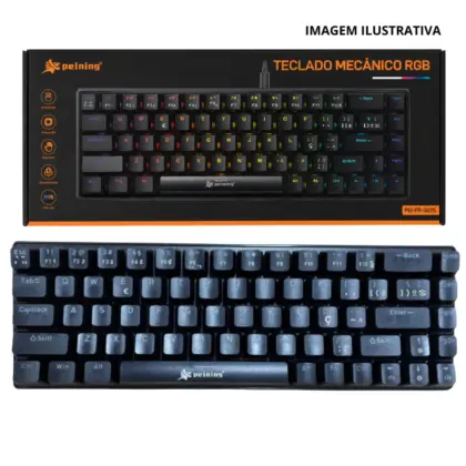Teclado Mecânico C/ Fio Pei-Fr3025 Peining