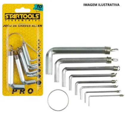 Kit Chave Allen 10 Pçs Ar0047 Sr0047