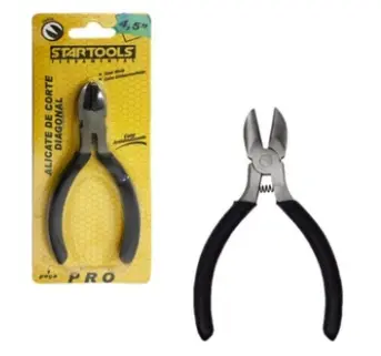 Ar0555 Alicate De Corte 4,5" Cabo Emborrachado Preto