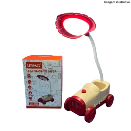 Luminária De Mesa Carrinho Le-5828
