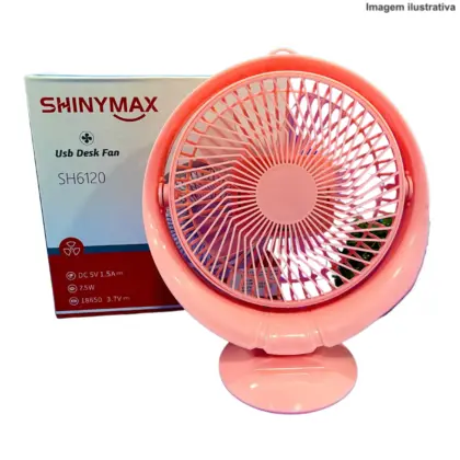 Mini Ventilador Portátil Usb Desk Fan Sh6120 Shinymax