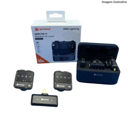Microfone Lapela S/ Fio Ip Pei-Mkf09