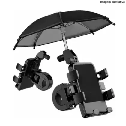 Suporte De Moto P/ Celular Mini Guarda Chuva Or-Sp26